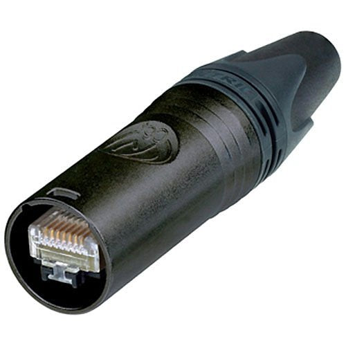 NEUTRIK NE8MX6-B EtherCON CAT6A Cable Connector Self-Termination for Insulation Diameter 1.1mm, Black Plating