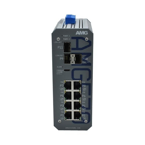 AMG Systems AMG570-4GBT-4G-3S-P360 AMG570 Series Layer 2+ Managed Industrial Ethernet Switch 4TX(90W) 4G+ 2SFP