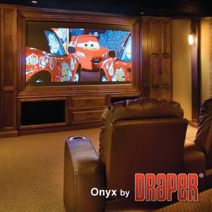 Draper Onyx 165\\" Fixed Frame Projection Screen