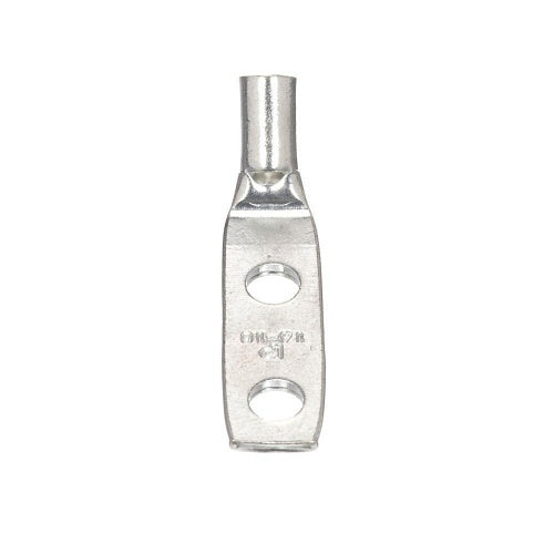 Panduit LCD10-10AH-L Copper Compression Lug, 2 Hole, #10 AWG, Hole
