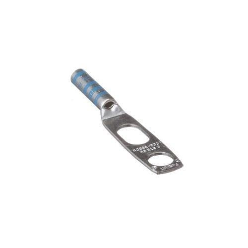 Panduit LCC6-38BDW-L Compression Connector Lug, 2-Hole, #6AWG, Copper