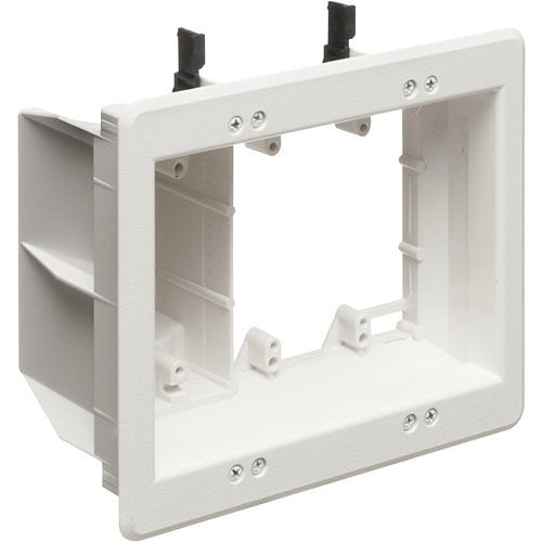 Arlington TVBU507GC 3-Gang Recessed TV Box for Power and Low Voltage Image of 9N-TVBU507GC