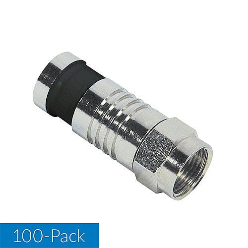 CONNECTOR, F-TYPE, RG6, 100PK Image of H2-RDSAV01C