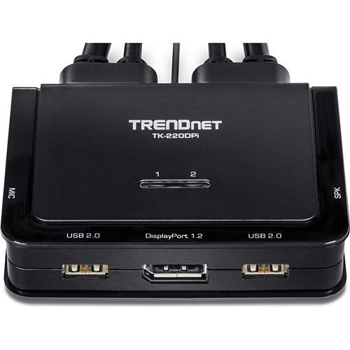 TRENDnet TK-220DPI 2-Port 4K DisplayPort KVM Switch