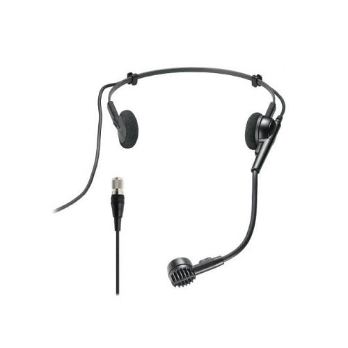 Audio-Technica ATM75CH Cardioid Headworn Microphone for Audio-Technica cH-Style Body-Pack Wireless Transmitters, 55\\" (1.4m) Permanently Attached Miniature Cable with Screw-Down 4-Pin Connector