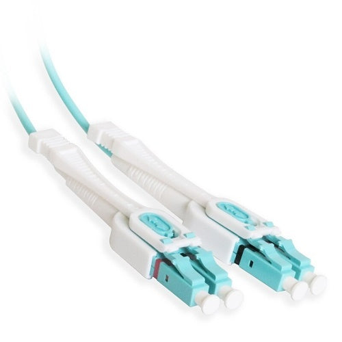 Cleerline UOM3LCLC20M-UPC SSF Uniboot Patch Cable, LC/UPC-LC/UPC, OM3, 2.0 mm Riser, Aqua, (20M) 66\'