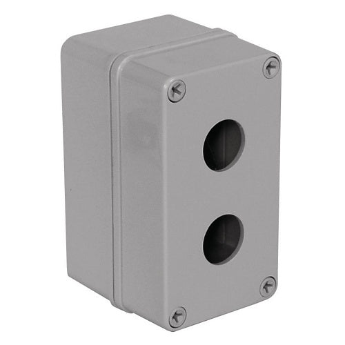 Hubbell HI24XGY HI-IMPACT Thermoplastic Surface Mount Box, 2-Port