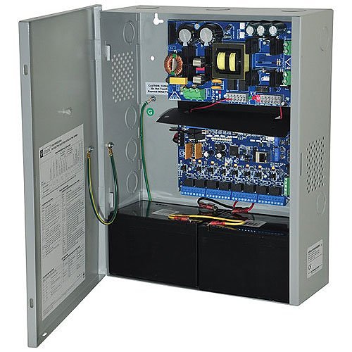Altronix eFlow104NKA8DQM Networkable Dual Output Power Supply Charger, PTC protected Auxiliary Class power-limited outputs, 240W total power, 120VAC, BC400 Enclosure