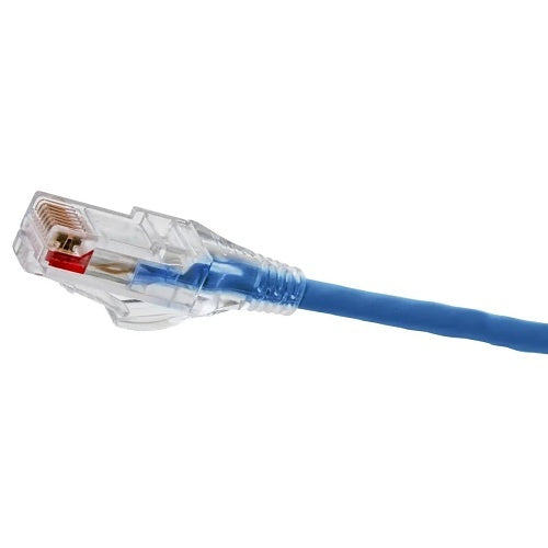 Hubbell HCL6B10 NEXTSPEED CAT6a Patch Cable, 10\', Slim, Low OD, Blue