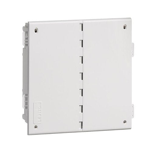 Leviton 49605-140 14\\" Wireless Structured Media Enclosure with Vented Cover, Plastic, White