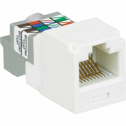 Panduit CJ688TPRD Keystone Jack, Mini-Com Module CAT6 UTP with 8 Position Wiring