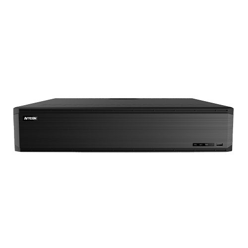 AVYCON AVR-NN864E2NR-24T NN Series 64-Channel 4K NVR, 24TB HDD, H.265, HDMI/VGA Output