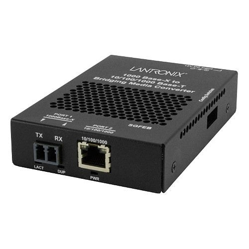 Lantronix SGFEB1019-130-EU Transition Networks 0/100/1000B-T to 1000BASE-LX SM LC, 10km