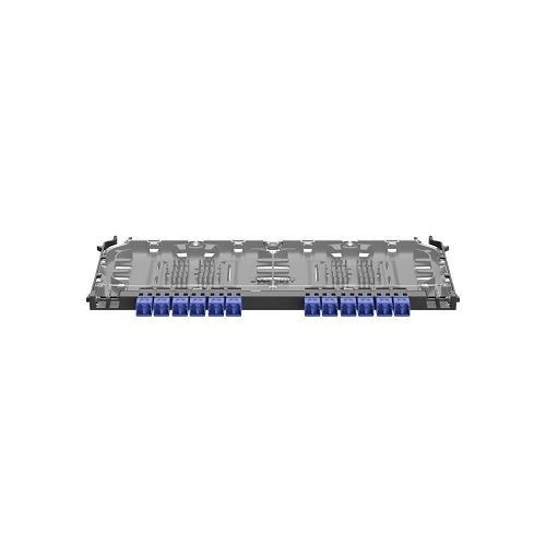 Panduit FDS9N-24-10R FlexCore Front Access ODF 24-Fiber Optic Splice Cassette, OS2, Singlemode, LC Duplex to Ribbon Pigtail, Standard IL