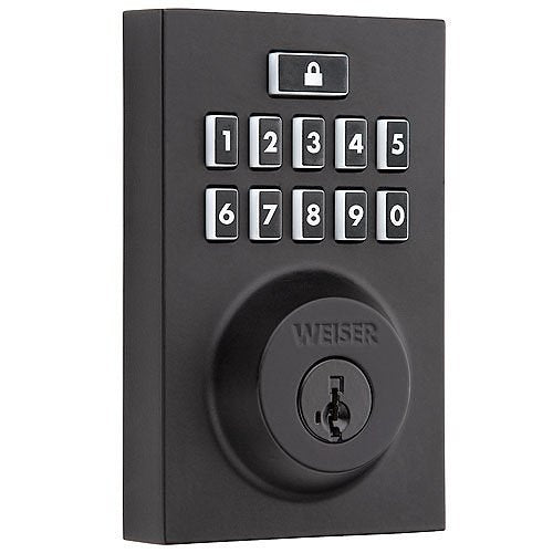 Weiser 9GED18000-031 HomeConnect 620 with Z-Wave 700 Electronics Lock, Matte Black Image of KT-9GED18031