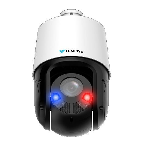 Luminys P44-8DB25 8MP Outdoor IP 25x LumiDeterrent PTZ Dome Camera, White