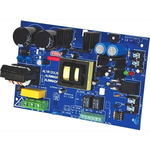 Altronix AL1012ULXB Power Supply Charger, Single Fused Output, 12VDC at 10A, Board
