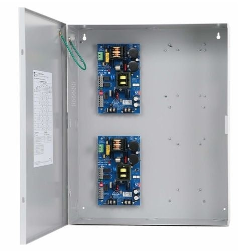 Altronix MAXFIT33FE Maximal Dual Power Supply Expandable Power Systems, 12VDC/24VDC at 6A; 12VDC/24VDC at 6A, BC750 Enclosure