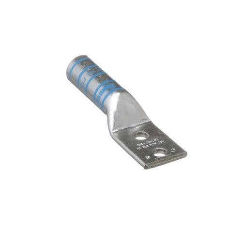 Panduit LCC400-38D-6 Compression Connector Lug, 2-Hole, 400kcmil, Copper