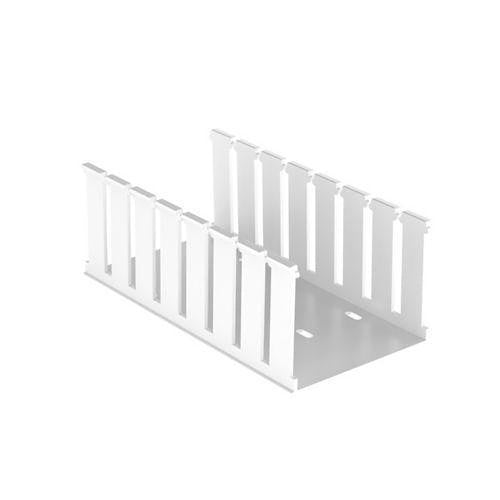 Panduit NE4X3WH6 Cable Duct, Halogen-Free, 4x3x6\', White