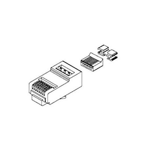 Belden CAPFCU-B25 Modular Connectors, Field Crimped Plug, RJ45, CAT6/6A, UTP, 25-Pack Image of 7B-CAPFCUB25