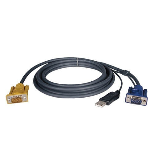 Eaton Tripp Lite P776-006 USB 2-in-1 Cable Kit for B020- and B022-Series KVM Switches, 6' (1.83m)