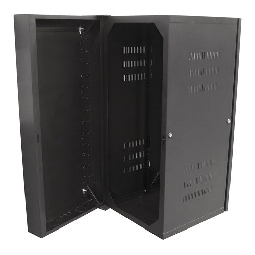 Hubbell HSQ36S36 QUADCAB Series  Solid Door, 36\\"x36\\", Black