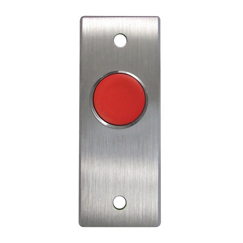 Camden CM-7120R CM-7100 Series Vandal Resistant Push Button, Recessed, Spring Return, N/O and N/C, Momentary, Red Button