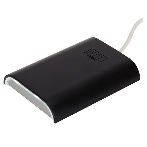 HID CP1000D iCLASS SE Desktop USB Encoder Hardware, for Programming Contactless Card Credentials with H10301, standard keys and default credits Image of HU-CP1000D