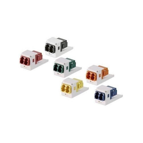 Panduit CMDHAQLCZAW Mini-Com Keyed H-AQ Duplex LC Adapter, Connectors
