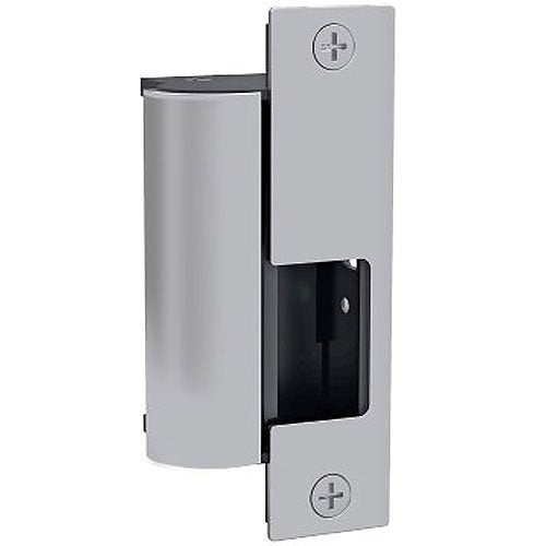 HES 1006CLB-F-12/24D-630 1006 Series Complete Electric Strike, Fail Safe, Includes Faceplates (J, K, KD, KM), Satin Stainless Steel