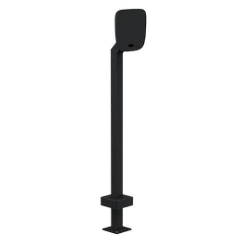 Pedestal Pro 22PE1-BUT-04-CRS Access Control Mounting Post, 44\\" Steel Gooseneck Pedestal for ButterflyMX 12\\" Surface Devices