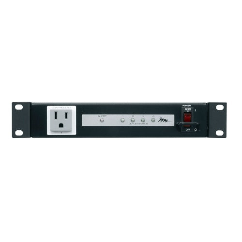 Middle Atlantic RLNK-415R Select 4-Outlet Rack Mounted PDU with RackLink, 15A, Basic Surge Protection