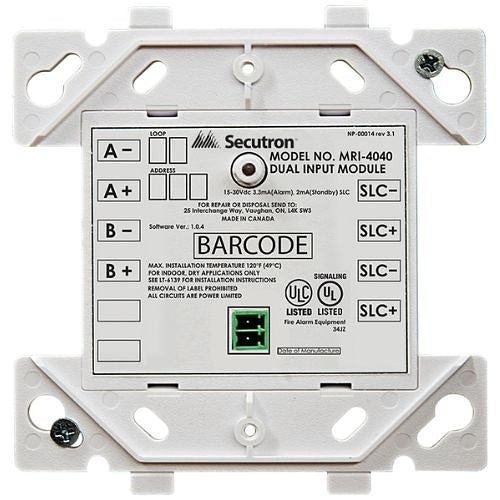 Secutron MRI-4040 Dual Input Module