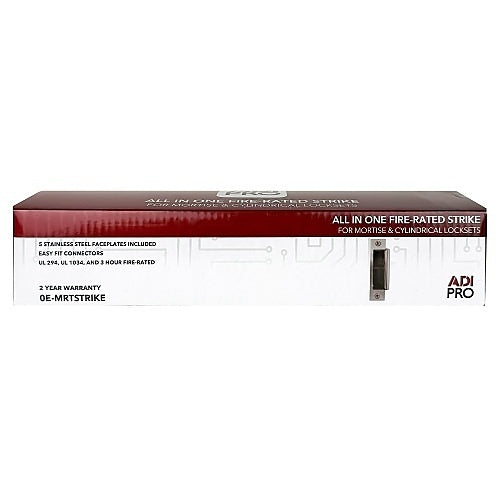 ADI PRO 0E-MRTSTRIKE Fire Rated Strike for Mortise or Cylindrical Locksets