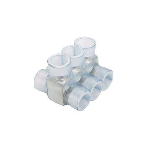 Panduit PCSB600-4-2Y Multi-Tap Connector, Double-S Double-Sided, Clear