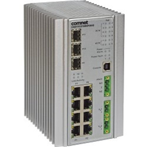 Comnet Cnge11fx3tx8ms Ethernet Switch Image of C4-CN11FX3T8