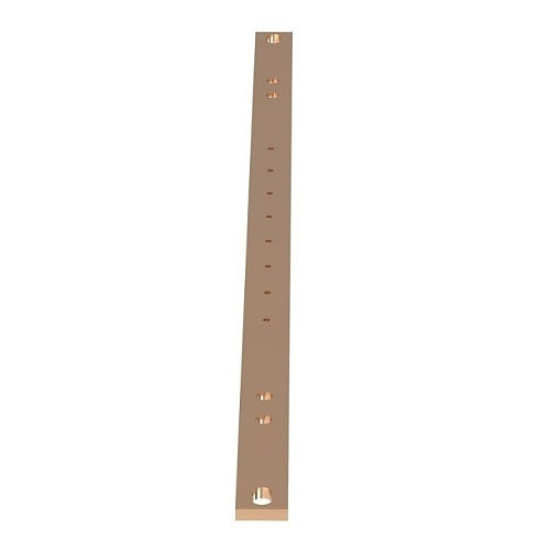 Panduit RGRB19B StructuredGround Grounding Busbar Kit, Copper, Stud Hole Size 0.25\\"