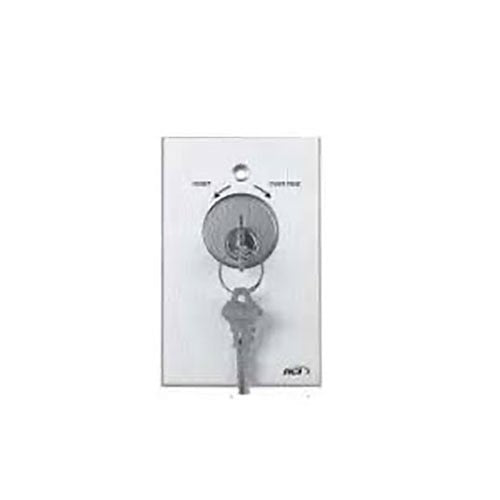 RCI 960MOMOLL8 Tamper-Resistant Keyswitch, Momentary, Brushed Anodized Aluminum Image of RU-960MOMOLL