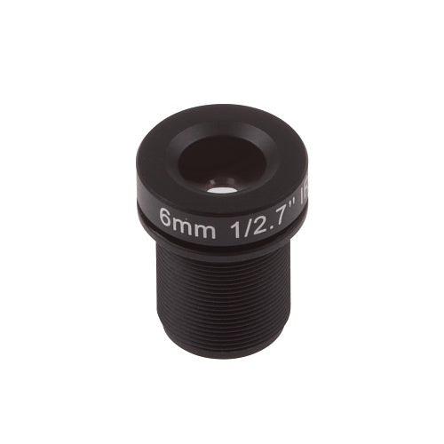 AXIS 02008-001 Fixed Lens M12 6mm F1.9 IR with 56 Degree HFoV, 10-Piece