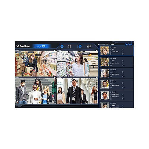 GeoVision 255-AIFR-004 4- Channel Face Recognition Video Analytic Software