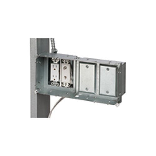 Arlington TVBS613 Steel Recessed TV Box for Power and Low Voltage, 4-Gang, White