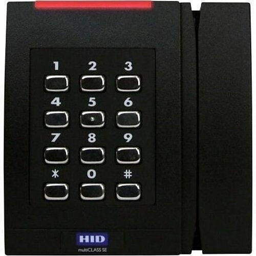 HID 925PTNNEK0002L RMPK40 MultiClass SE Smart Card Reader, Wiegand, PIG, Black