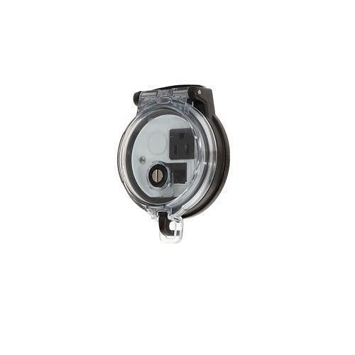 Panduit DAP3BC-S0-55 Data Access Port, 3\\" Base, Simplex Outlet, (2) CAT 5e Couplers
