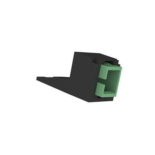 Panduit CMSAGSCZBL Fiber Optic Cable Connector with SC APC Simplex Adapter and Zirconia Split Sleeve