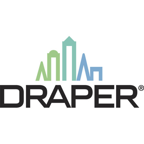 Draper 114615 Paragon V Electric Projection Screen, Matt White XT1000VB Surface, HDTV Format, 324\\"