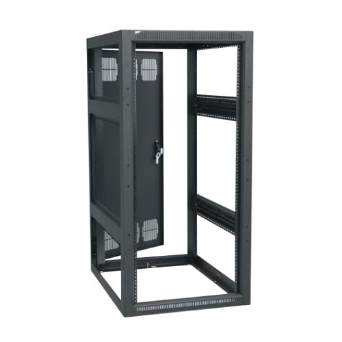 Middle Atlantic BGR-2532 BGR Series AV 4-Post Rack with Rear Door, 32\\" Depth, 48\\" Height Floor Standing Rack, 25U RMS