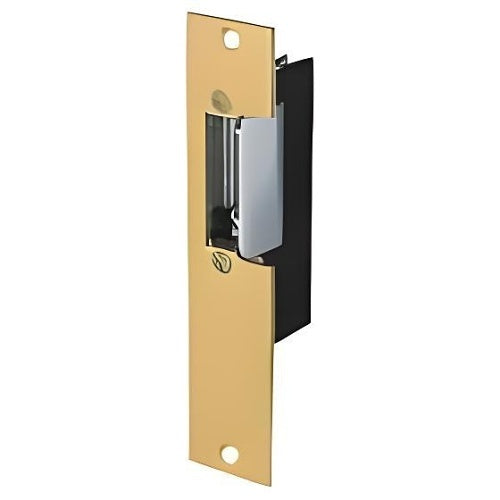 Trine 2001-24DC 2000 Series Electric Strike, 24VDC, Brass Powder Coated