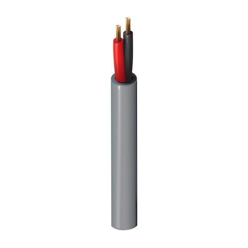 Belden 5300UG 008U1000 Security & Sound Cable, 2-Conductor 18 AWG, CM Rated, PVC Jacket, Gray
