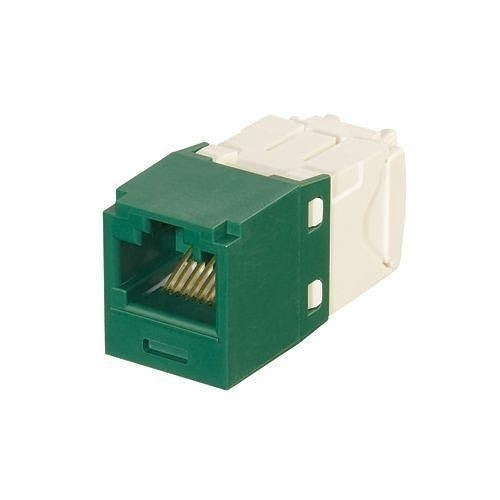 Panduit CJK688TGGR Mini-Com Keyed Module Cat 6 UTP 8 Pos Keystone Jack